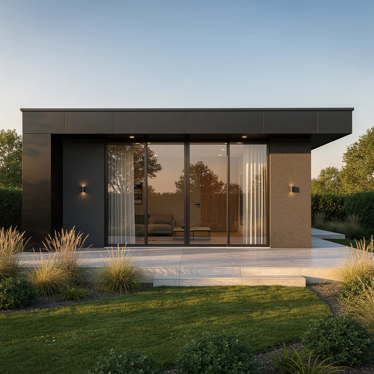 Finestre in alluminio BUDVAR — vetrate moderne con profilo in alluminio