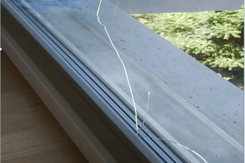 Vetro della finestra in PVC rotto: come si verificano le crepe spontanee del vetro?