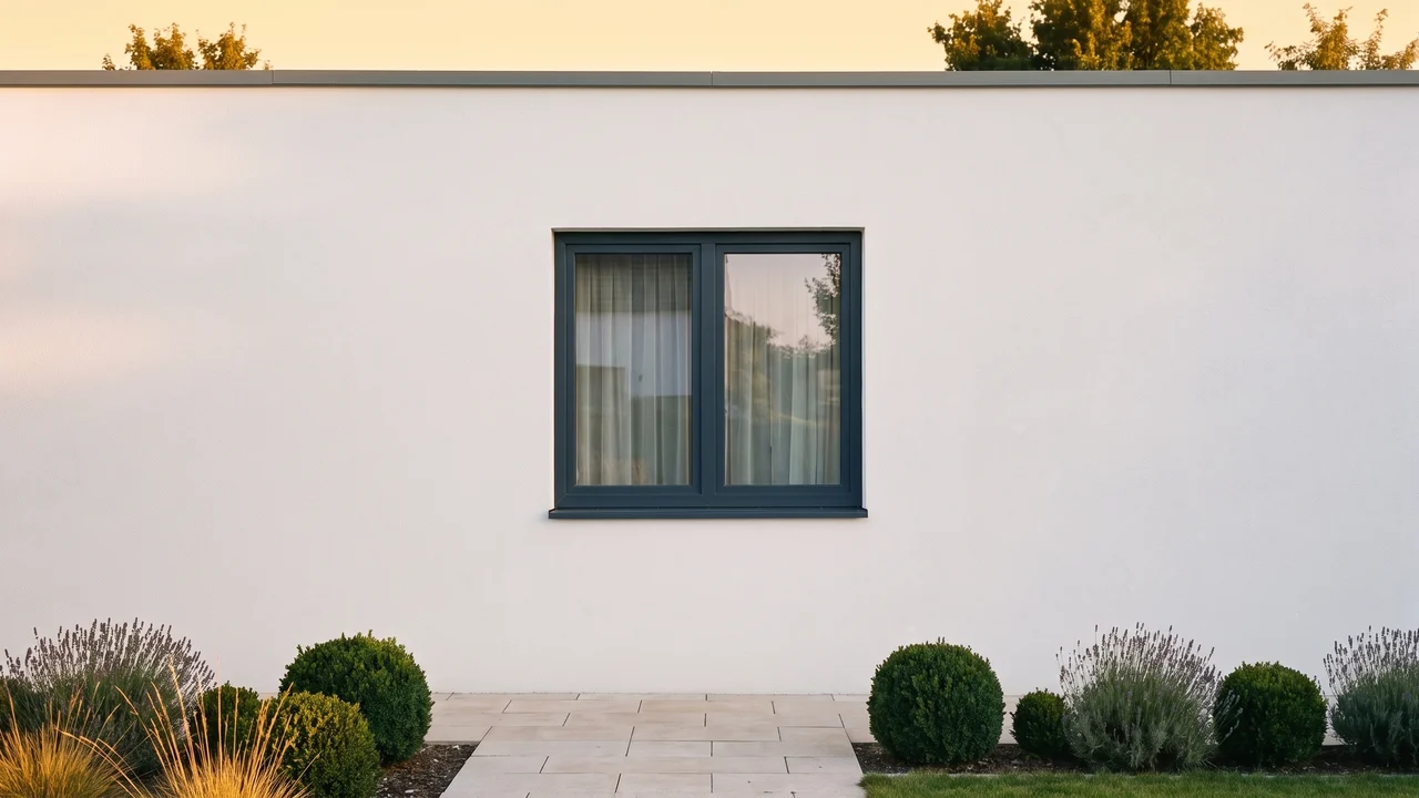 Casa con finestre Alu-Futural Reno BUDVAR — vista esterna