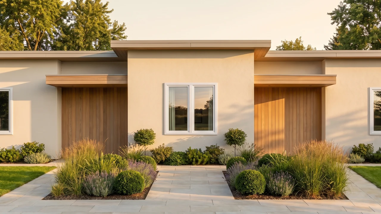 Casa con finestre T-Perfekt RENO BUDVAR — vista esterna