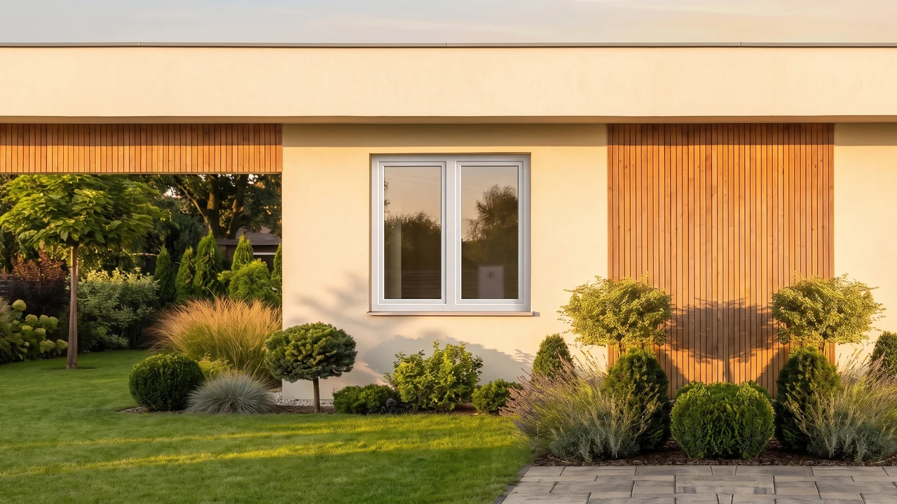Casa con finestre T-Perfekt BUDVAR — vista esterna